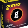 Ароматизированные презервативы Ganzo Juice - 3 шт. купить в секс шопе
