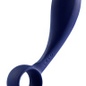 Темно-синий стимулятор для мужчин Bob Deep Blue - 9,6 см. купить в секс шопе