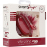 Красное гладкое виброяйцо Vibrating Egg - 8 см. купить в секс шопе