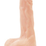 Фаллоимитатор с мошонкой A-toys на присоске - 17,5 см. купить в секс шопе