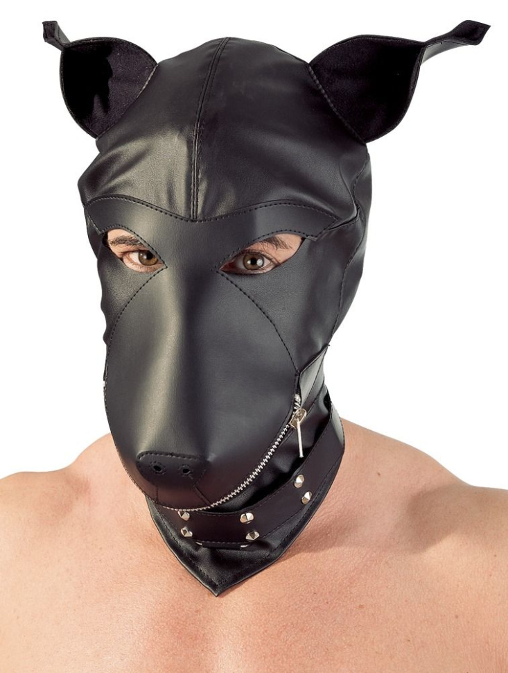 Шлем-маска Dog Mask в виде морды собаки купить в секс шопе