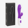 Фиолетовый вибромассажер-кролик WOW с 30 режимами вибрации - 19,5 см. купить в секс шопе