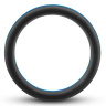 Черно-синее эрекционное кольцо Silicone Go Pro Cock Ring купить в секс шопе