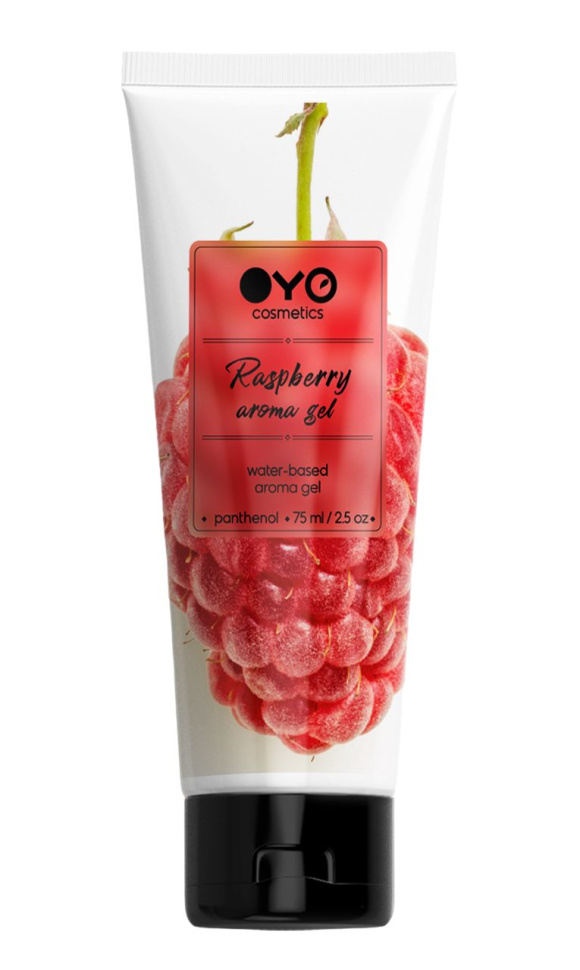 Лубрикант на водной основе OYO Aroma Gel Raspberry с ароматом малины - 75 мл. купить в секс шопе
