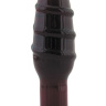Стеклянная пробочка со спиралевидным рельефом - 11 см. купить в секс шопе