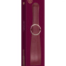 Бордовая шлепалка Belt Flogger - 54 см. купить в секс шопе