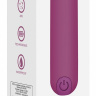 Фиолетовая перезаряжаемая вибропуля 7 Speed Rechargeable Bullet - 7,7 см. купить в секс шопе