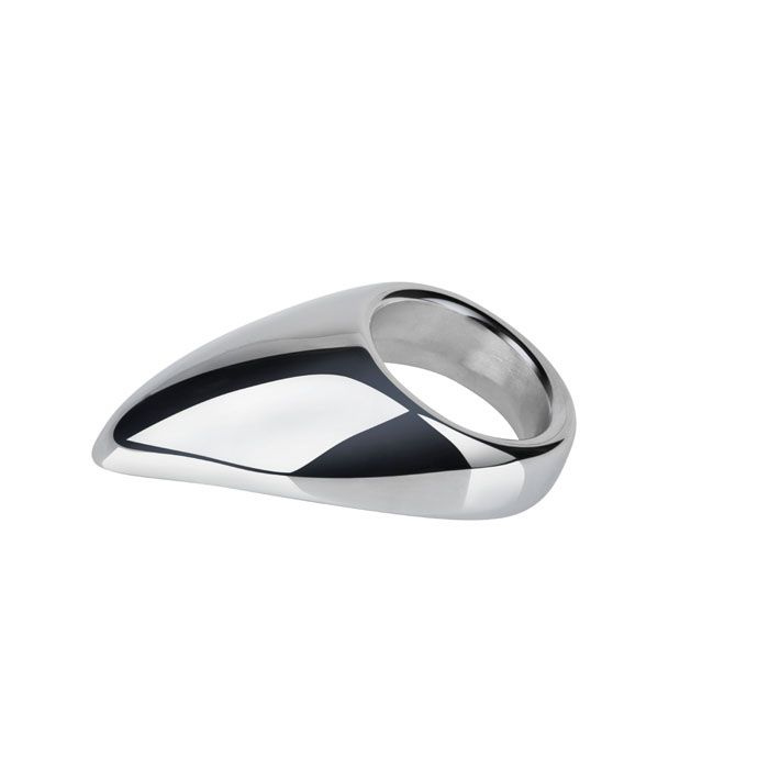 Эрекционное кольцо с металлическим языком Teadrop (размер M) купить в секс шопе