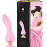 Розовый вибростимулятор SANYA - 18,5 см. купить в секс шопе
