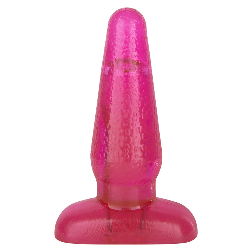 Анальный массажер Plug-N-Joy розовая - 11 см. купить в секс шопе