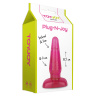Анальный массажер Plug-N-Joy розовая - 11 см. купить в секс шопе