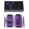 Фиолетовые шелковые наручники Etherea купить в секс шопе