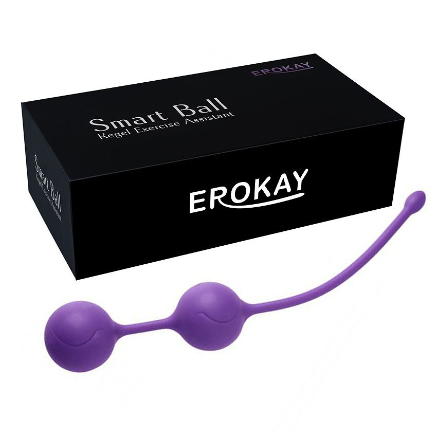 Фиолетовые металлические шарики с хвостиком в силиконовой оболочке купить в секс шопе