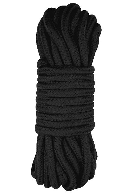 Черная веревка для шибари Bind Love Rope - 10 м. купить в секс шопе