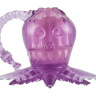 Фиолетовый вибростимулятор в виде осьминога купить в секс шопе
