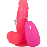 Розовый гелевый вибратор на присоске - 15,5 см. купить в секс шопе