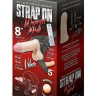 Вибрострапон Woman Midi с вагинальной пробкой - 22 см. купить в секс шопе