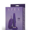 Фиолетовая анальная вибропробка APEX BUTT PLUG SMALL PURPLE - 14 см. купить в секс шопе