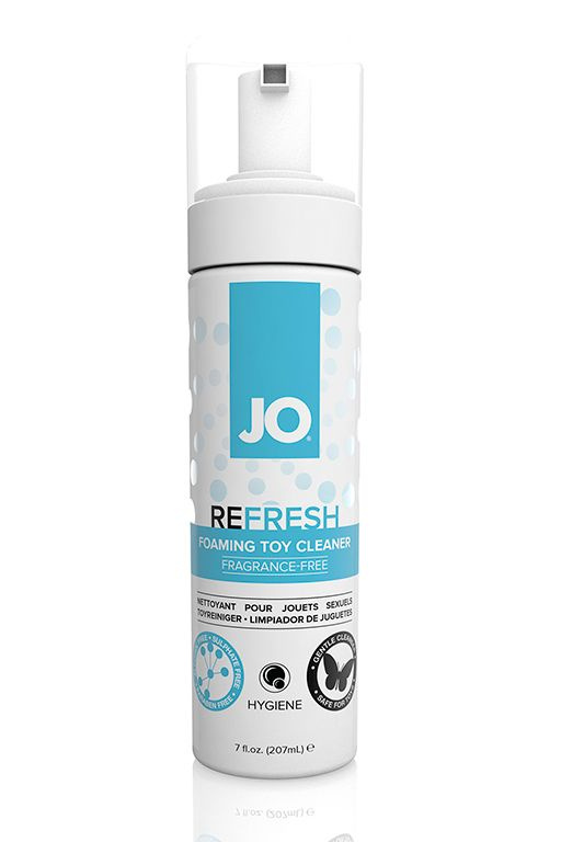 Чистящее средство для игрушек JO Refresh - 207 мл. купить в секс шопе