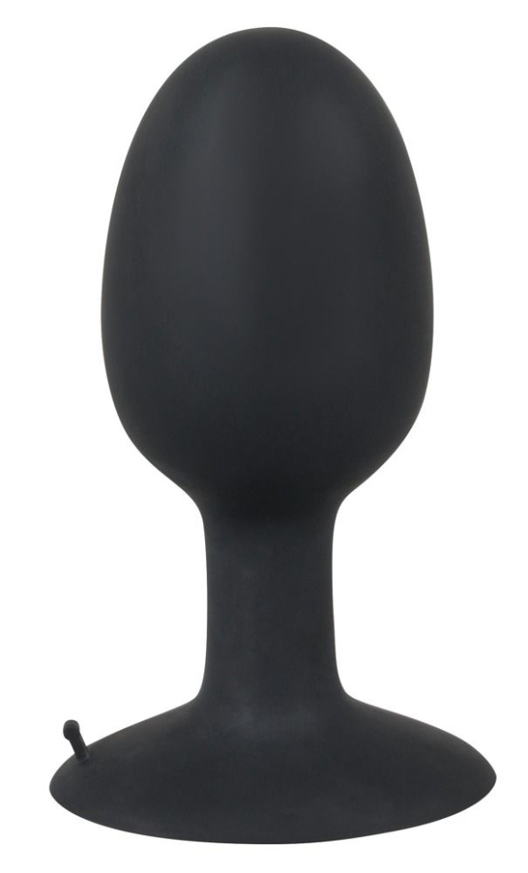 Чёрная силиконовая анальная пробка с присоской Backdoor Friend XL - 13,5 см. купить в секс шопе