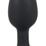 Чёрная силиконовая анальная пробка с присоской Backdoor Friend XL - 13,5 см. купить в секс шопе