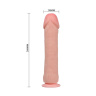 Фаллоимитатор на присоске The Big Penis - 26,8 см. купить в секс шопе