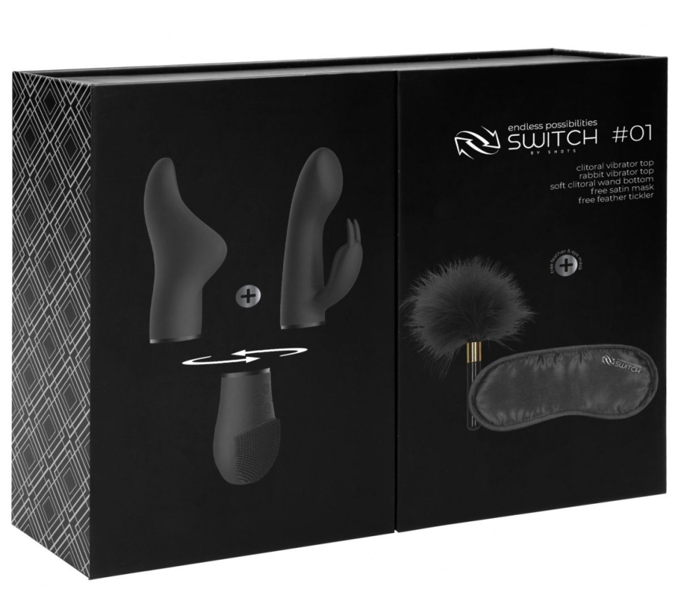 Черный эротический набор Pleasure Kit №1 купить в секс шопе