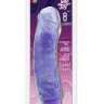 Фиолетовый водонепроницаемый вибратор JELLY JOY SWEET MOVE MULTI-SPEED VIBE - 20 см. купить в секс шопе