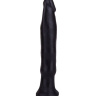 Чёрный анальный фаллоимитатор без мошонки - 14 см. купить в секс шопе