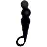Чёрный анальный стимулятор ASSY THE MAGGOT SILICONE - 14,5 см. купить в секс шопе
