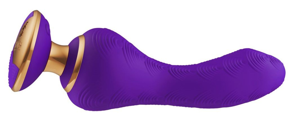 Фиолетовый вибростимулятор SANYA - 18,5 см. купить в секс шопе