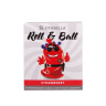 Стимулирующий презерватив-насадка Roll   Ball Strawberry купить в секс шопе