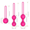 Набор из трех розовых вагинальных шариков Erokay купить в секс шопе