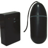 Чёрное виброяйцо Waterproof Remote Control Bullet с пультом ДУ купить в секс шопе
