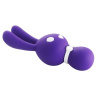 Фиолетовый вибростимулятор-зайчик Dorcel - 16 см. купить в секс шопе