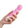 Розовый рельефный вибратор для стимуляции точки G - 17 см. купить в секс шопе