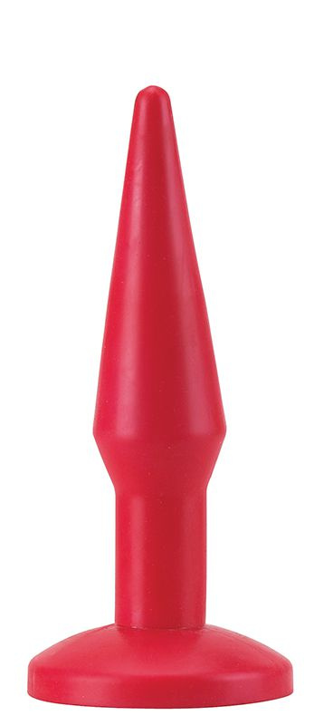 Красная анальная втулка Pure - 11,5 см. купить в секс шопе