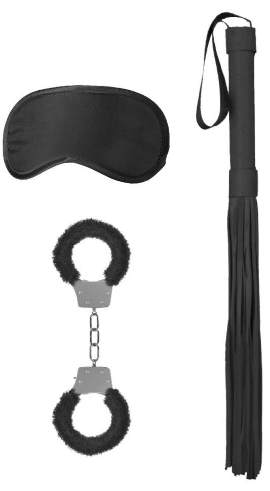 Черный набор для бондажа Introductory Bondage Kit №1 купить в секс шопе