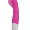 Розовый вибромассажер для G-точки - 20,5 см. купить в секс шопе