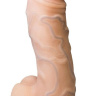 Поясной реалистичный фаллоимитатор №62 с трусиками - 15 см. купить в секс шопе