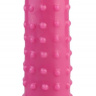Розовый фаллоимитатор с шипиками - 21,5 см. купить в секс шопе
