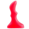 Розовый анальный стимулятор Small ripple plug - 10 см. купить в секс шопе