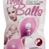 Розовые вагинальные шарики Twin Balls купить в секс шопе