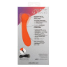 Оранжевый вибромассажер Liquid Silicone G-Wand - 15,25 см. купить в секс шопе