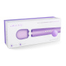 Фиолетовый жезловый мини-вибратор Le Wand c 6 режимами вибрации купить в секс шопе