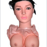 Кукла брюнетка с 2 любовными входами и вибрацией купить в секс шопе