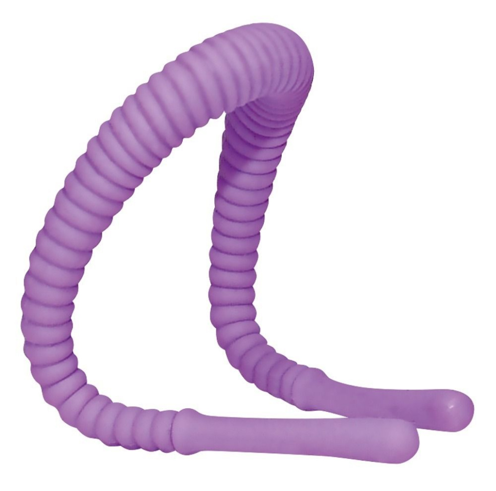 Фиолетовый гибкий фаллоимитатор Intimate Spreader для G-стимуляции купить в секс шопе