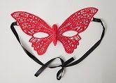 Кружевная маска в форме бабочки купить в секс шопе