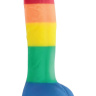 Радужный фаллоимитатор Pride Edition 8 Dildo - 25,4 см. купить в секс шопе