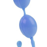 Голубые каплевидные вагинальные шарики L amour Premium Weighted Pleasure System купить в секс шопе